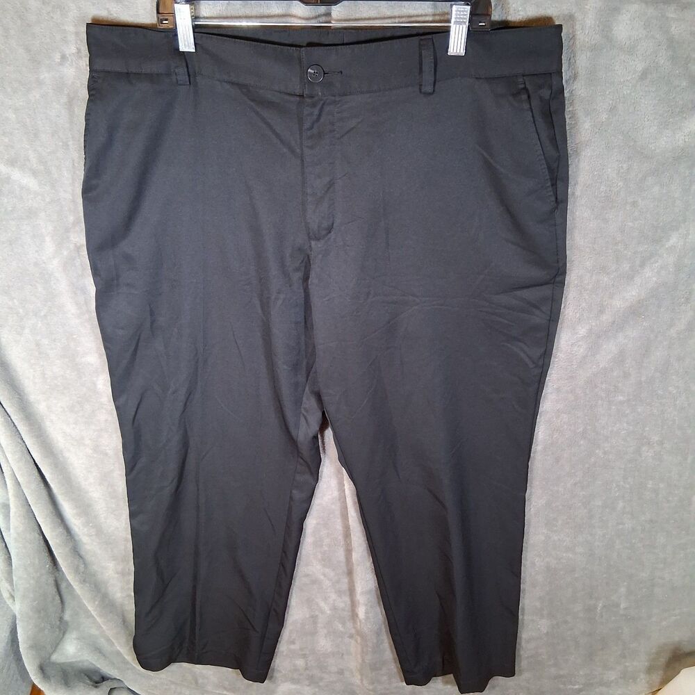 Adidas Climalite Pants Men's 40x30 Black Straight Leg Athletic Casual